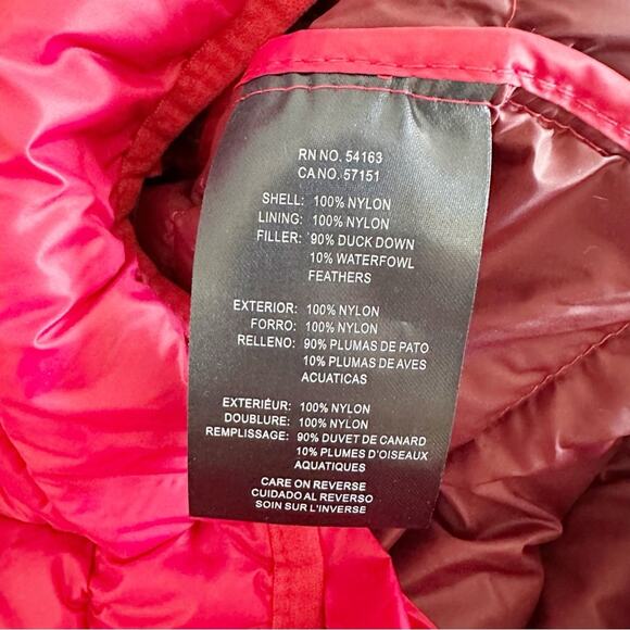 Club Room Performance Men's Quilted Packable Puffer Vest Down Red Size Small NEW - Picture 9 of 9